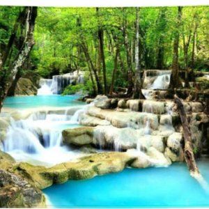 Nature Rainforest Waterfalls Tapestry Bohemian Boho Home Decor Wall Decor Gift